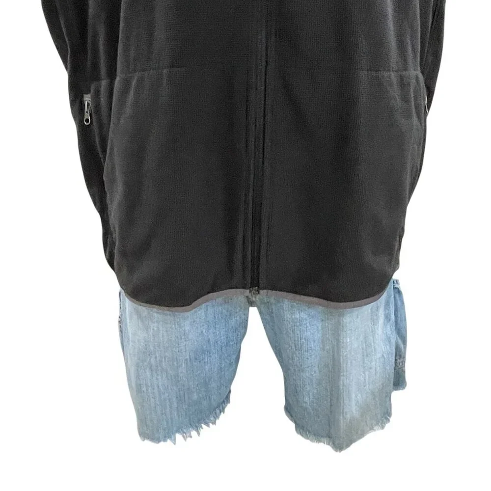 Duluth Trading Mens XL Black Fleece Vest True Grid Outdoor Workwear Hiking Zip - Picture 11 of 13